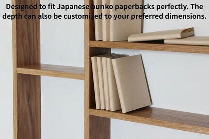 Labook Slim Solid Wood Shelf – Custom Sizes & Wood Options
