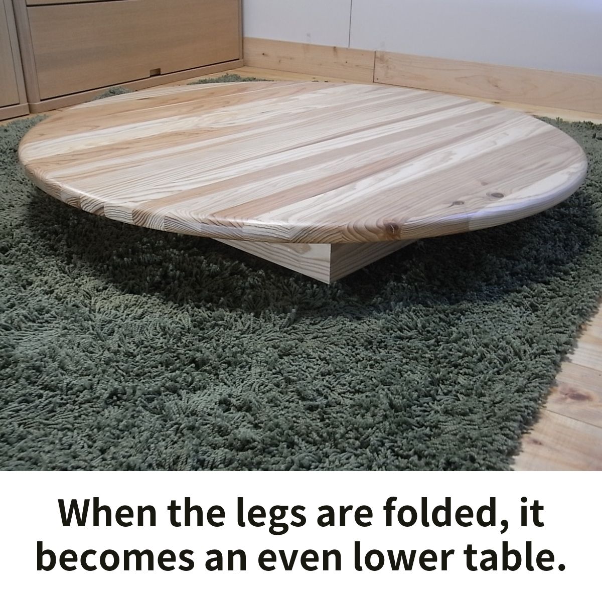 Safe and Sustainable Round Dining Table