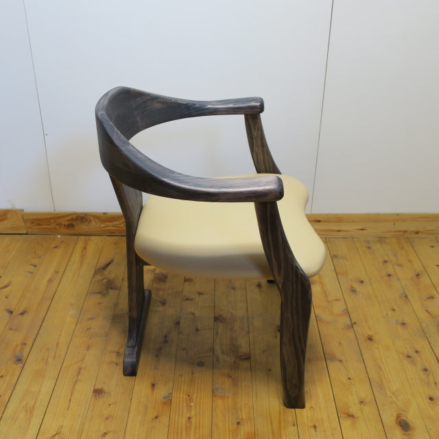 Hinoki Leather Dining Chair C-808 | Customizable & Safe for Families