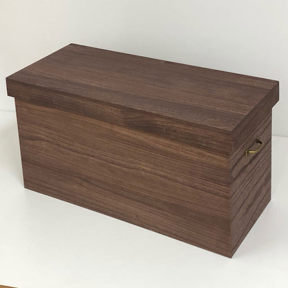 Rectangular type paulownia stool storage box W29.5"(75cm)