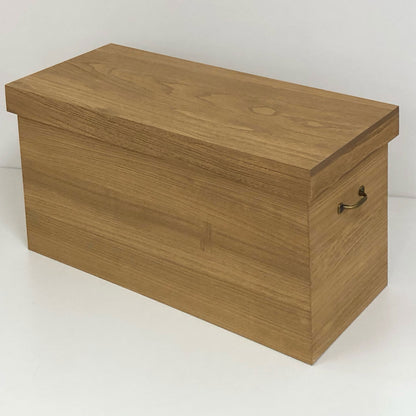 Rectangular type paulownia stool storage box W29.5"(75cm)