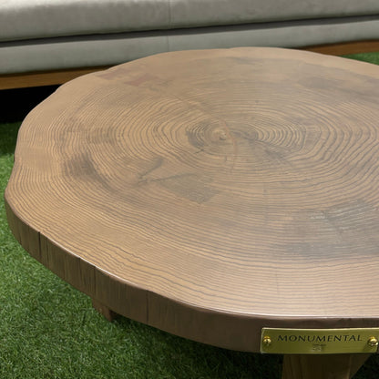 Japanese Cedar Tree Ring Chabudai Table