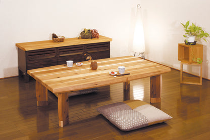 kotatsu made with solid Japanese cedar for the tabletop