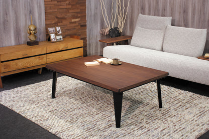 Noce - Stylish Walnut Kotatsu - Japanese Living Heated Table for All Seasons