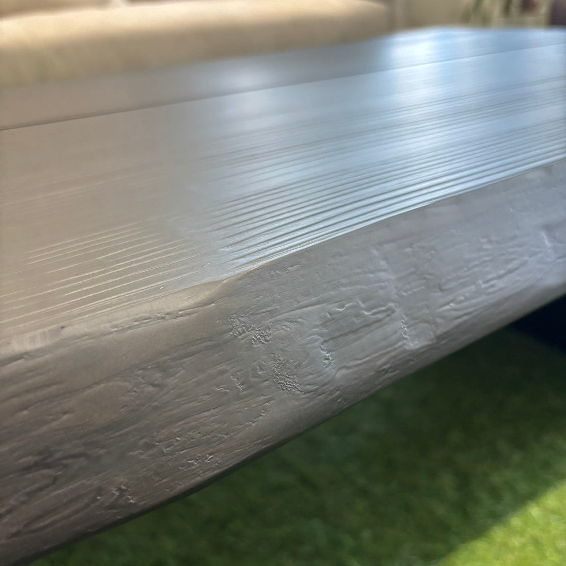 Black Oguni Japanese Cedar Coffee Table