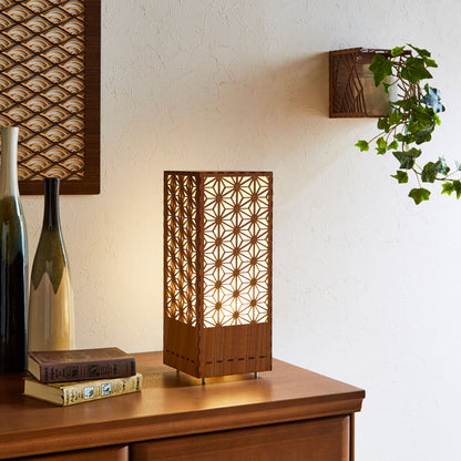 Japanese Room Lantern Mesmerizing decorative light with Japanese traditional pattern for bedroom, living room and Japanese-style room. (Asanoha)