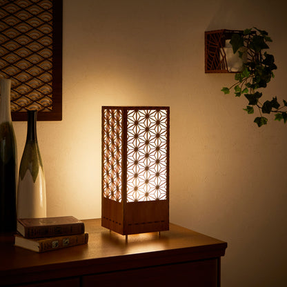 Japanese Room Lantern Mesmerizing decorative light with Japanese traditional pattern for bedroom, living room and Japanese-style room. (Asanoha)