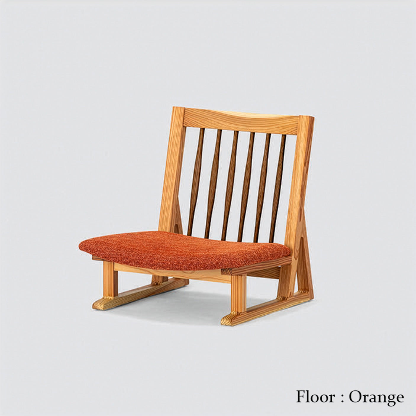 Japanese Solid Wood Japandi Low Chair - Virtue