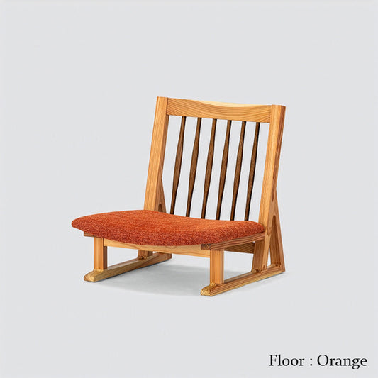 Japanese Solid Wood Japandi Low Chair - Virtue