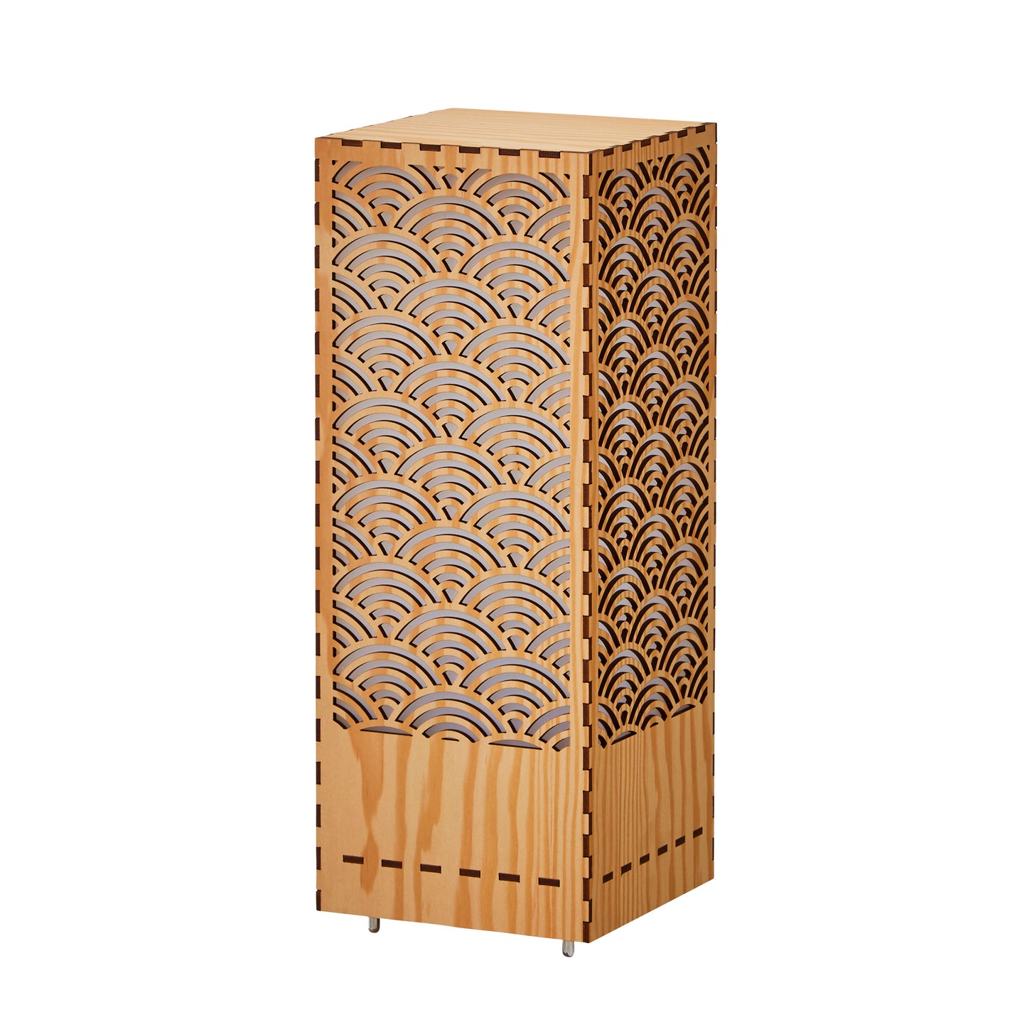 Japanese Room Lantern Harmonious decorative light with Japanese traditional Seigaiha pattern for bedroom, living room and Japanese-style room.