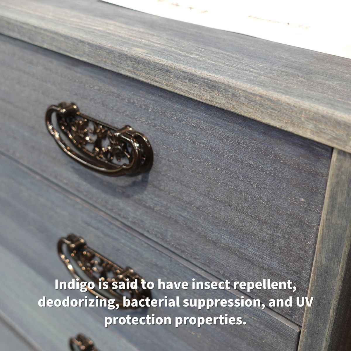6-Drawer Japanese Chest in Natural Botanical Dyes – Solid Paulownia Wood