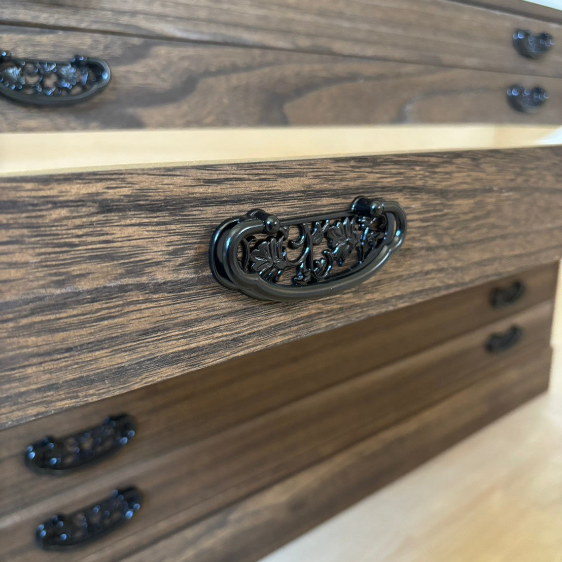 Solid Paulownia Kimono Chest – Handmade Japanese Tansu for Elegant Storage JIDAI