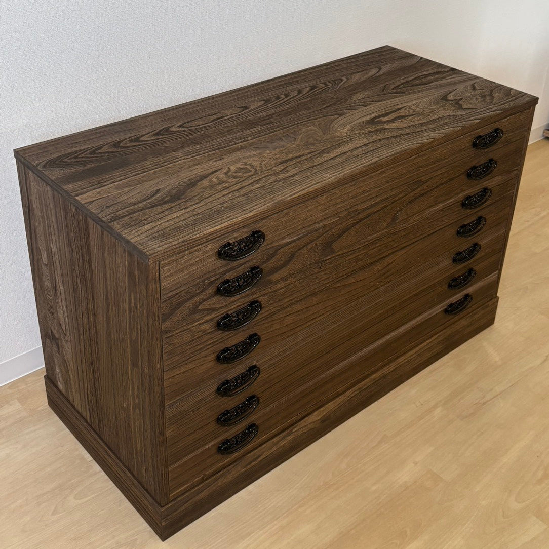 Solid Paulownia Kimono Chest – Handmade Japanese Tansu for Elegant Storage JIDAI