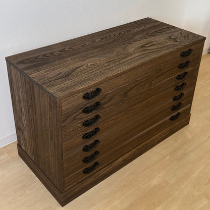 Solid Paulownia Kimono Chest – Handmade Japanese Tansu for Elegant Storage JIDAI