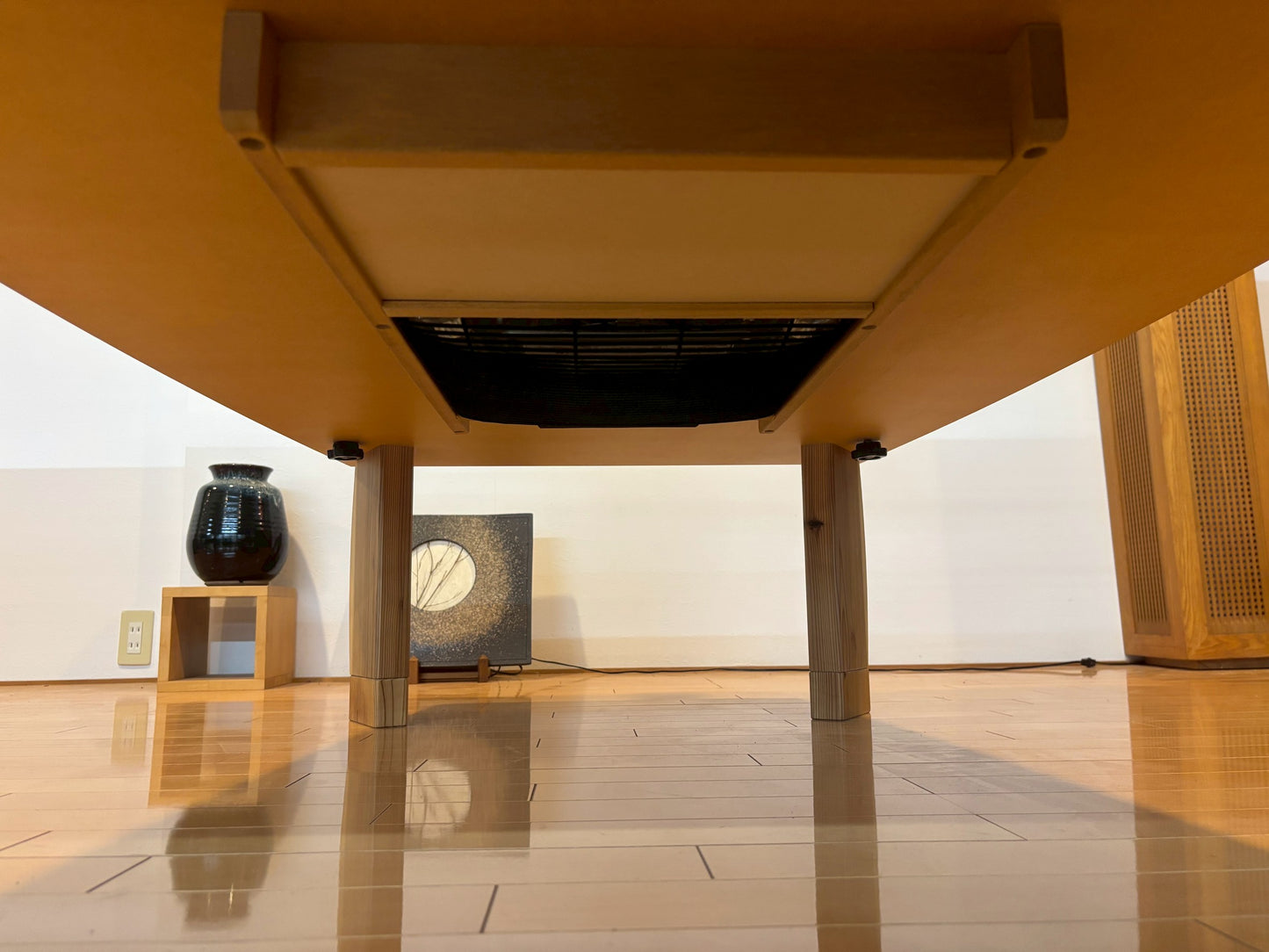 Japanese Solid Cedar Wood Heated Kotatsu - Sugina