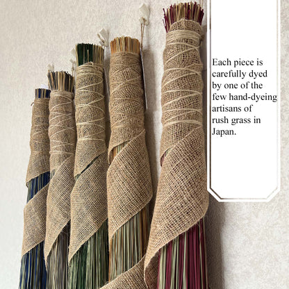 Aromatic Igusa Ornament Swag,Japanese Tradtional Rush,Hand-Dyed by artisans,Made in Japan