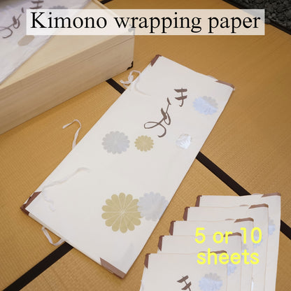 Additional Kimono wrapping paper can be purchased as needed