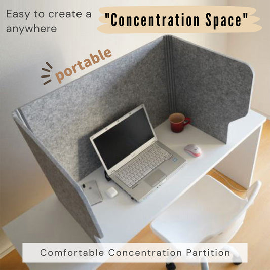 Comfortable concentration partitions for anywhere concentration space,silent,portable