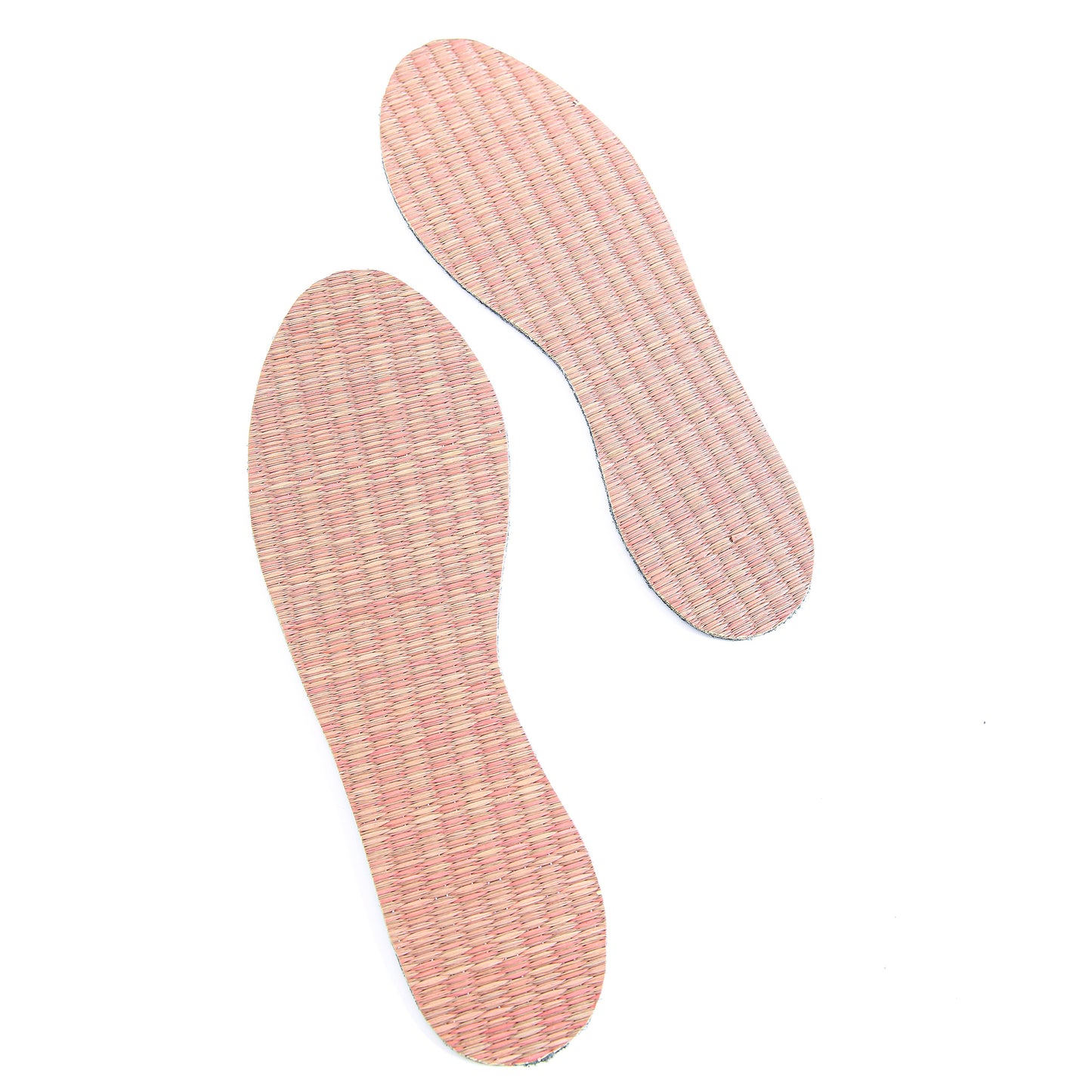 Japanese rush grass insoles that can be cut to fit shoes, for prevention of athlete's foot and foot swelling